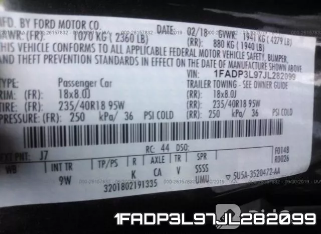 1FADP3L97JL282099 фото 9