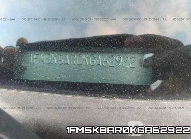 1FM5K8AR0KGA62922 фото 10