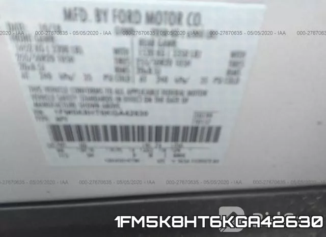 1FM5K8HT6KGA42630 фото 10