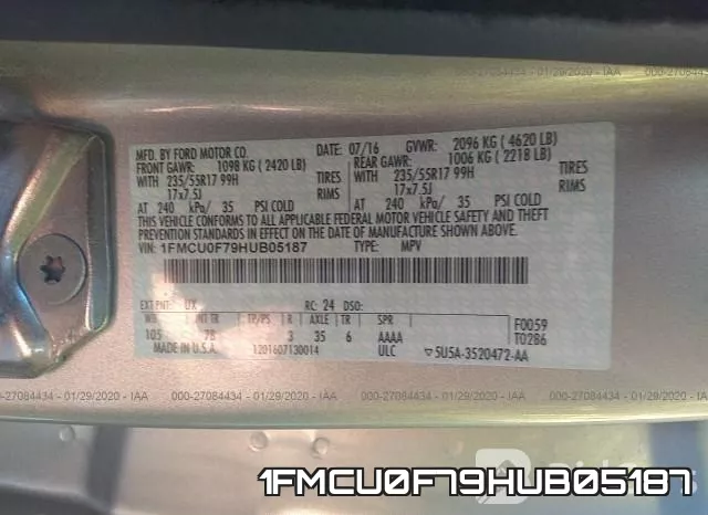 1FMCU0F79HUB05187 фото 10