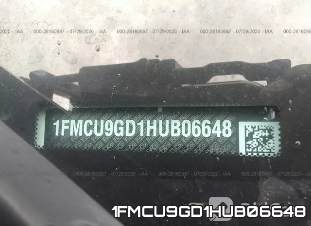 1FMCU9GD1HUB06648 фото 10