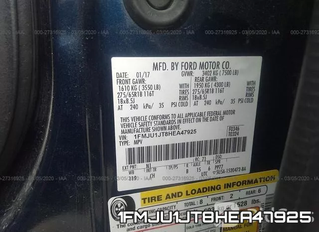 1FMJU1JT8HEA47925 фото 10