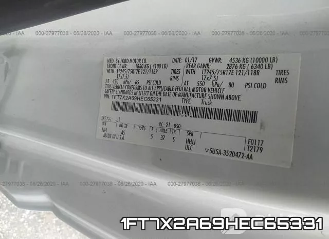 1FT7X2A69HEC65331 фото 10