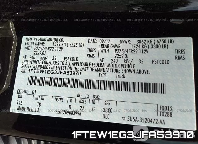 1FTEW1EG3JFA53970 фото 10