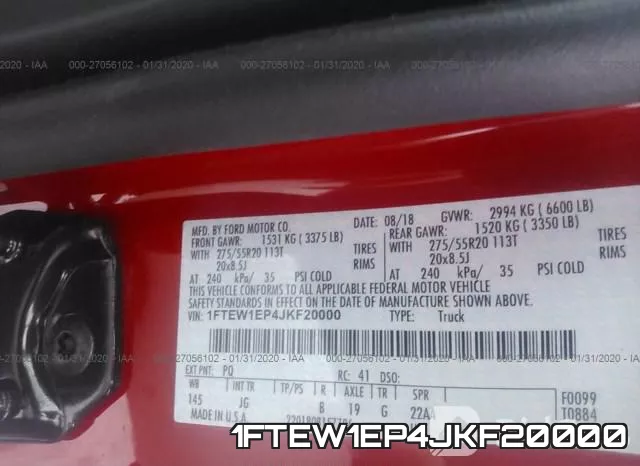 1FTEW1EP4JKF20000 фото 10
