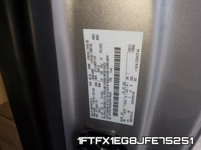 1FTFX1EG8JFE75251 фото 2