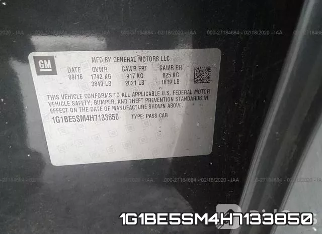 1G1BE5SM4H7133850 фото 10