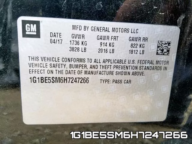 1G1BE5SM6H7247266 фото 2