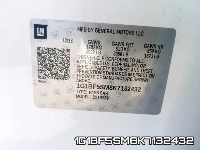 1G1BF5SM8K7132432 фото 2