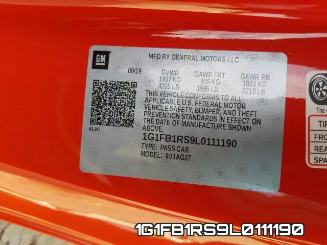 1G1FB1RS9L0111190 фото 2