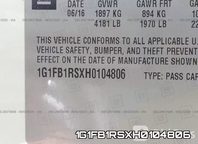 1G1FB1RSXH0104806 фото 10