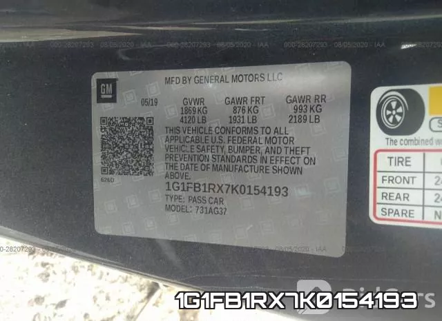 1G1FB1RX7K0154193 фото 10
