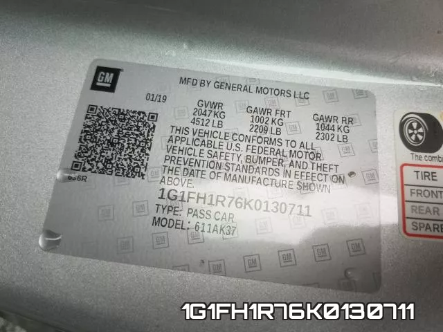 1G1FH1R76K0130711 фото 2