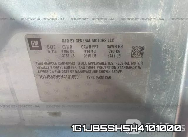 1G1JB5SH5H4101000 фото 10