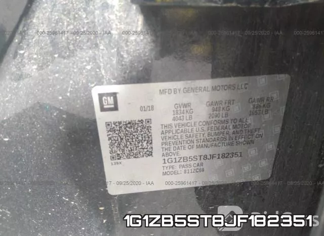 1G1ZB5ST8JF182351 фото 10