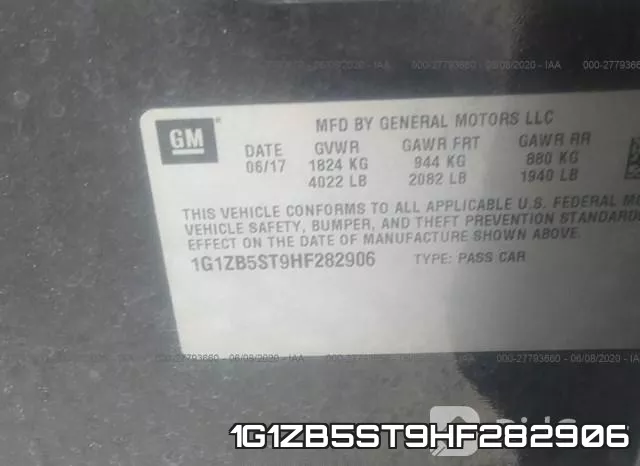 1G1ZB5ST9HF282906 фото 10