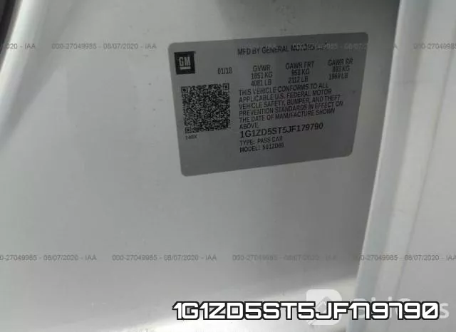1G1ZD5ST5JF179790 фото 10