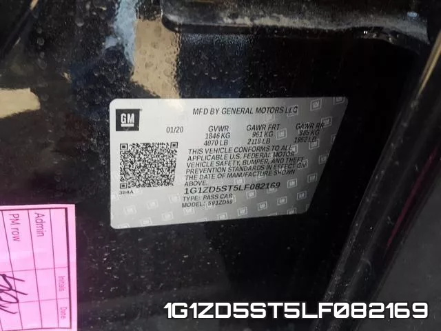 1G1ZD5ST5LF082169 фото 2