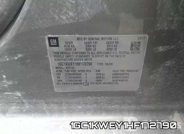 1GC1KWEY1HF172790 фото 10