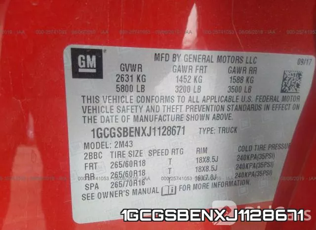 1GCGSBENXJ1128671 фото 10