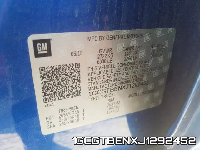 1GCGTBENXJ1292452 фото 2