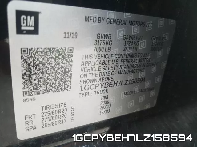 1GCPYBEH7LZ158594 фото 2