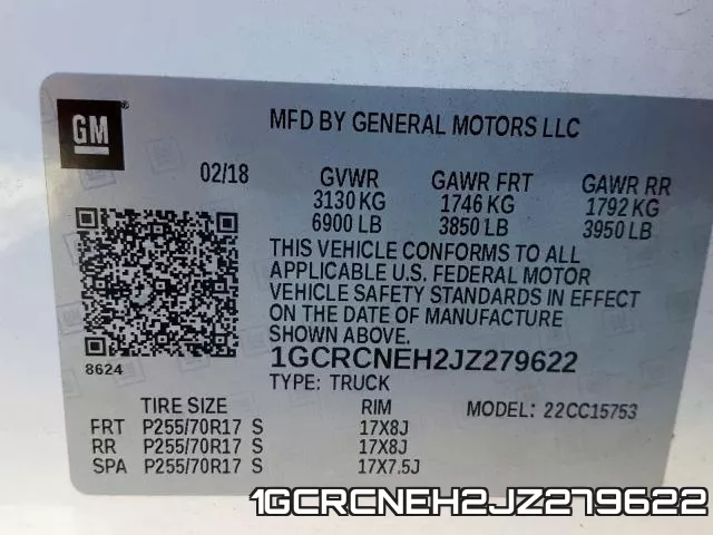 1GCRCNEH2JZ279622 фото 2