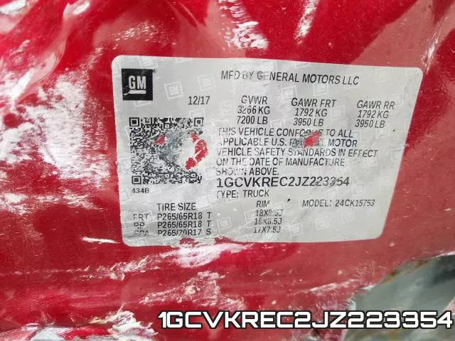 1GCVKREC2JZ223354 фото 2