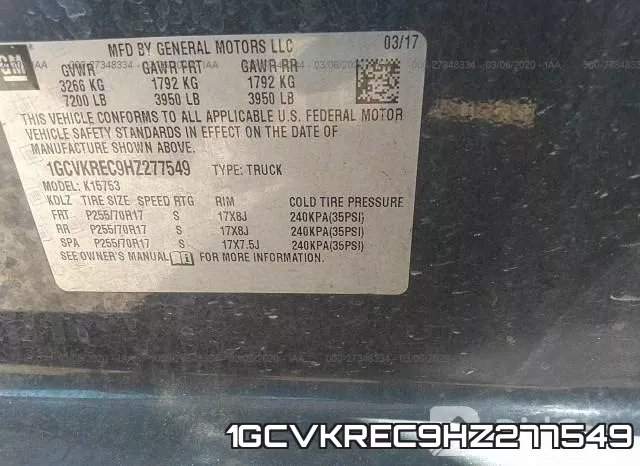 1GCVKREC9HZ277549 фото 10