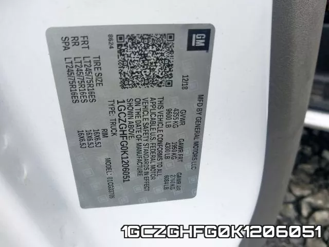 1GCZGHFG0K1206051 фото 2