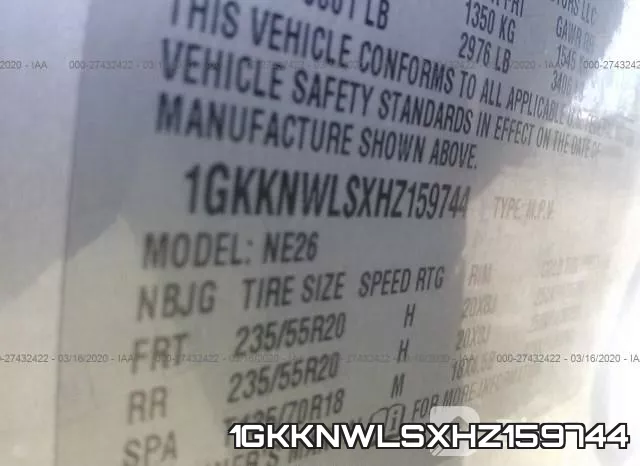 1GKKNWLSXHZ159744 фото 10