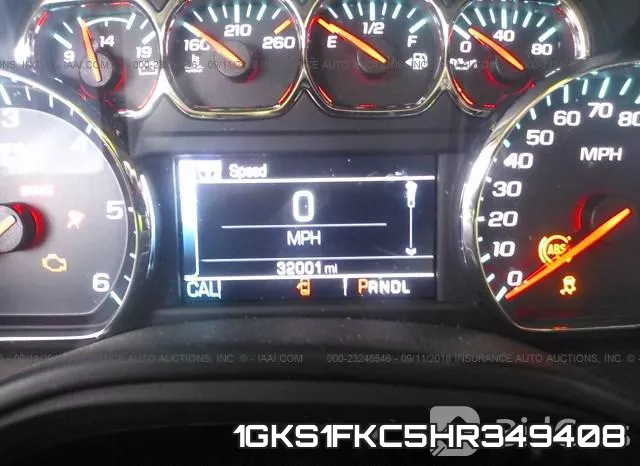 1GKS1FKC5HR349408 фото 8