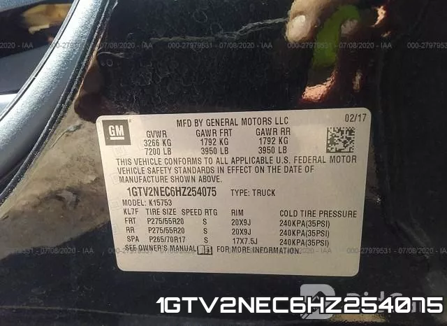 1GTV2NEC6HZ254075 фото 10