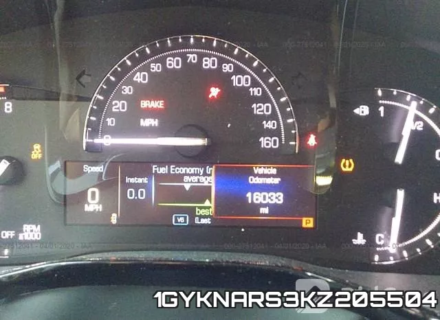 1GYKNARS3KZ205504 фото 8