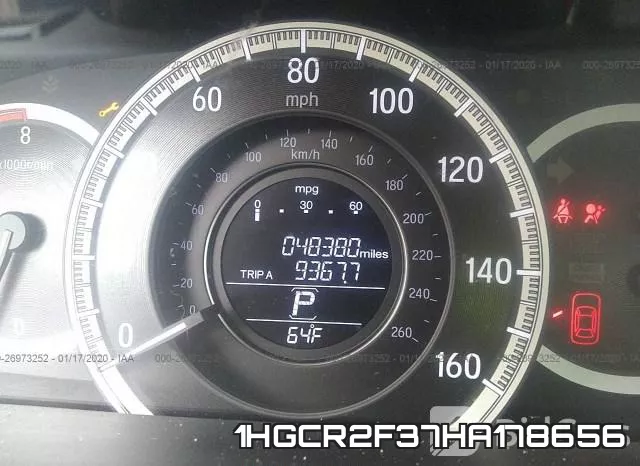 1HGCR2F37HA178656 фото 8