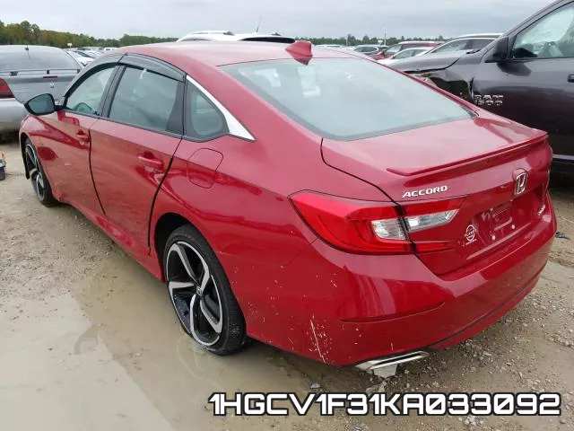 1HGCV1F31KA033092 фото 4