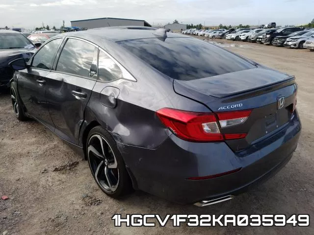1HGCV1F32KA035949 фото 4