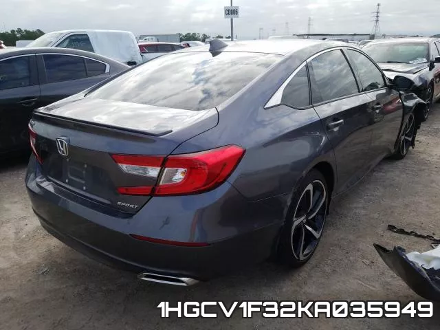 1HGCV1F32KA035949 фото 5