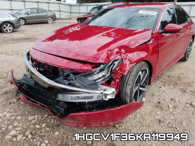 1HGCV1F36KA119949 фото 10