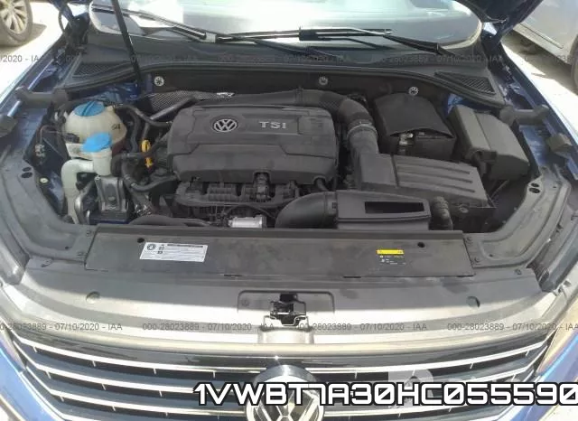 1VWBT7A30HC055590 фото 2