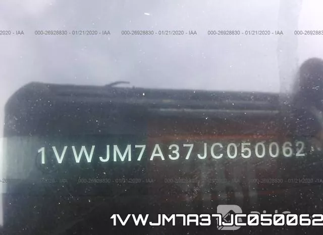 1VWJM7A37JC050062 фото 10