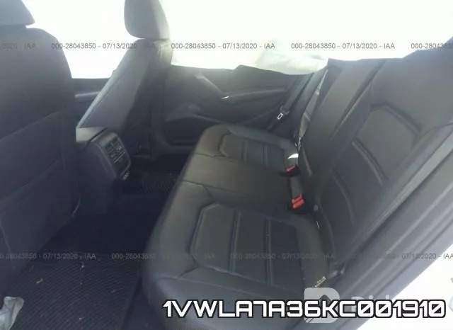 1VWLA7A36KC001910 фото 9