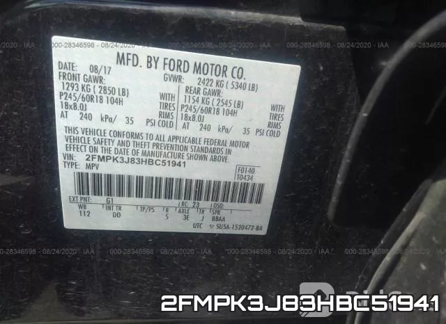 2FMPK3J83HBC51941 фото 10