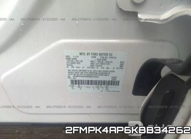 2FMPK4AP6KBB34262 фото 10