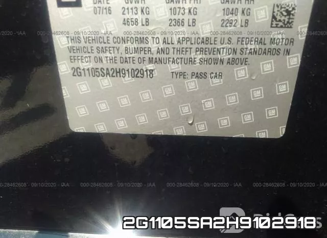 2G1105SA2H9102918 фото 10