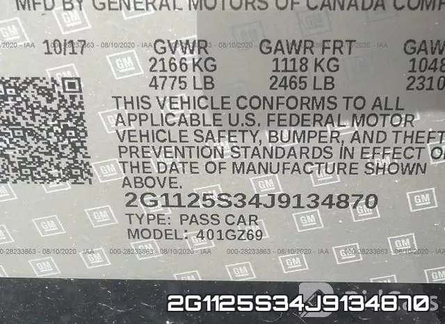2G1125S34J9134870 фото 10