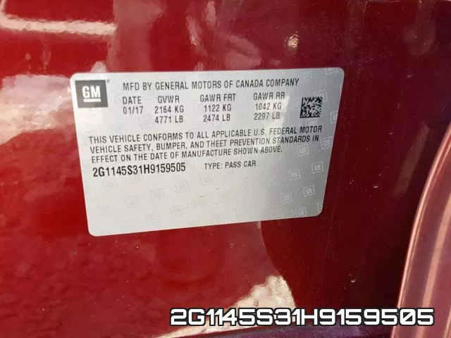 2G1145S31H9159505 фото 2