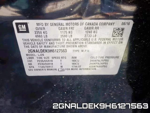 2GNALDEK9H6127563 фото 2