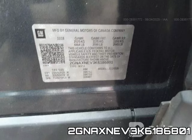 2GNAXNEV3K6186801 фото 10