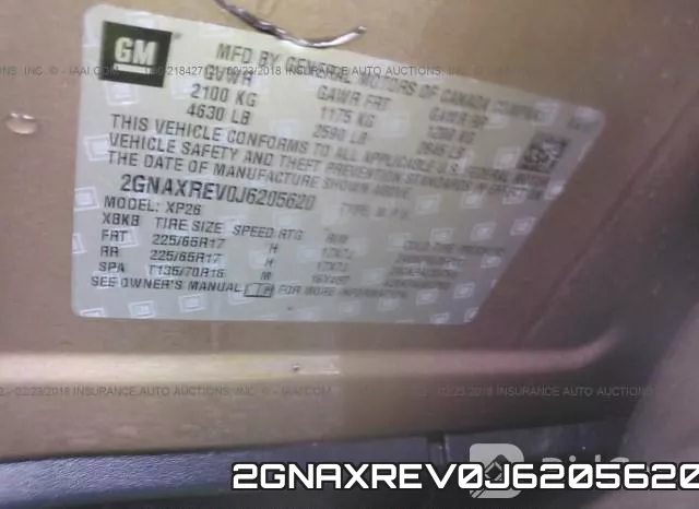 2GNAXREV0J6205620 фото 10